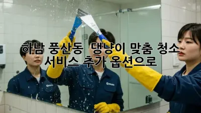 하남 풍산동 🏡 댕냥이 맞춤 청소, 서비스 추가 옵션으로 ✨